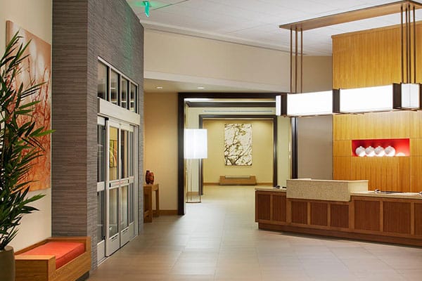 Hyatt Place Hotel Cherry Creek Entrance Renovation