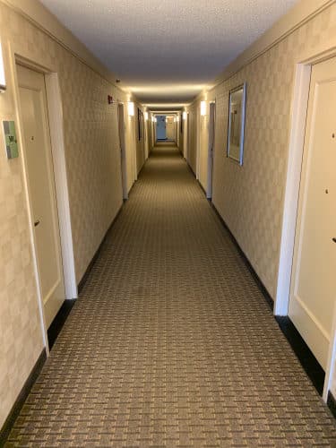 DoubleTree Gaithersburg Corridor Before