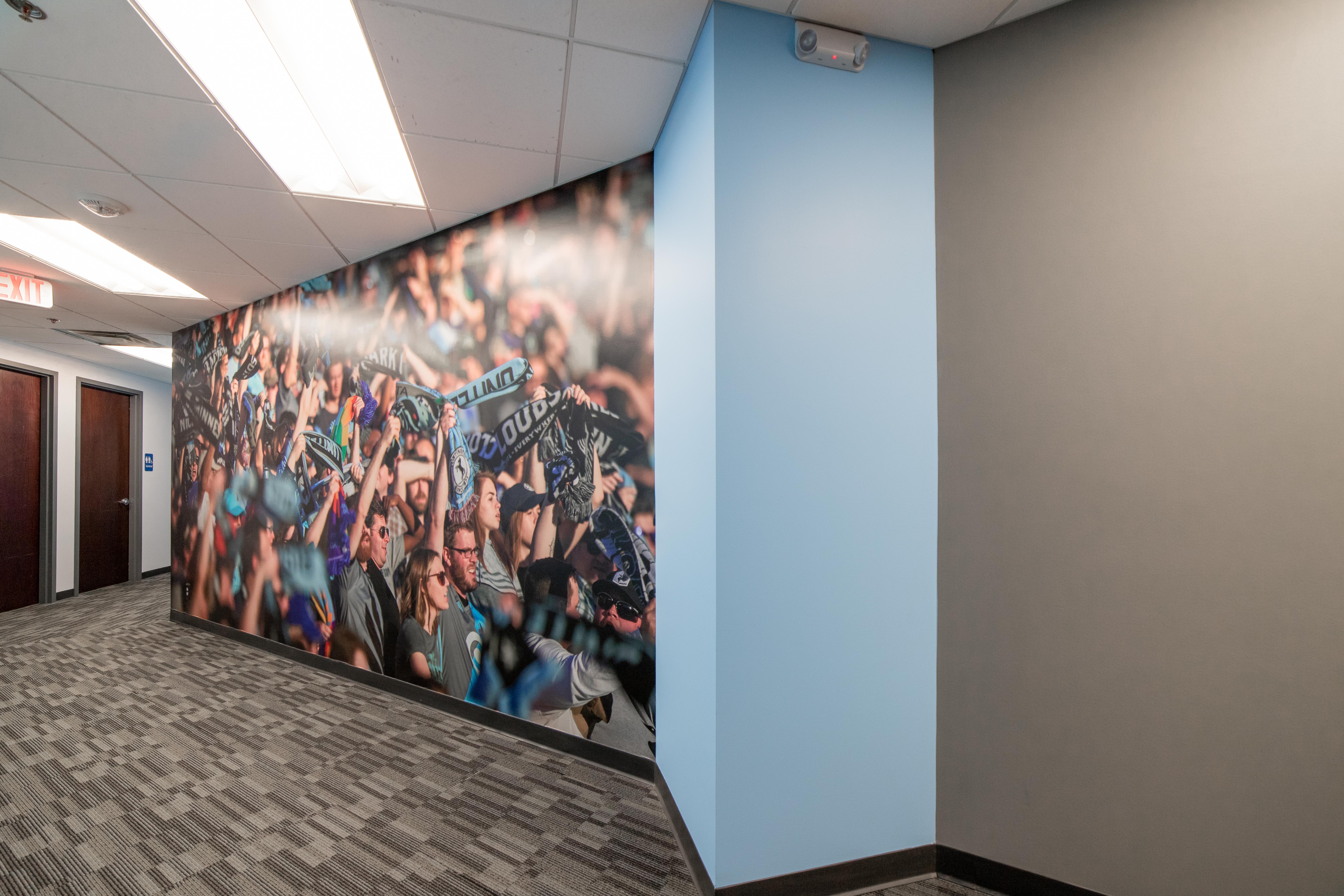 Minnesota United FC Office Picture Wall