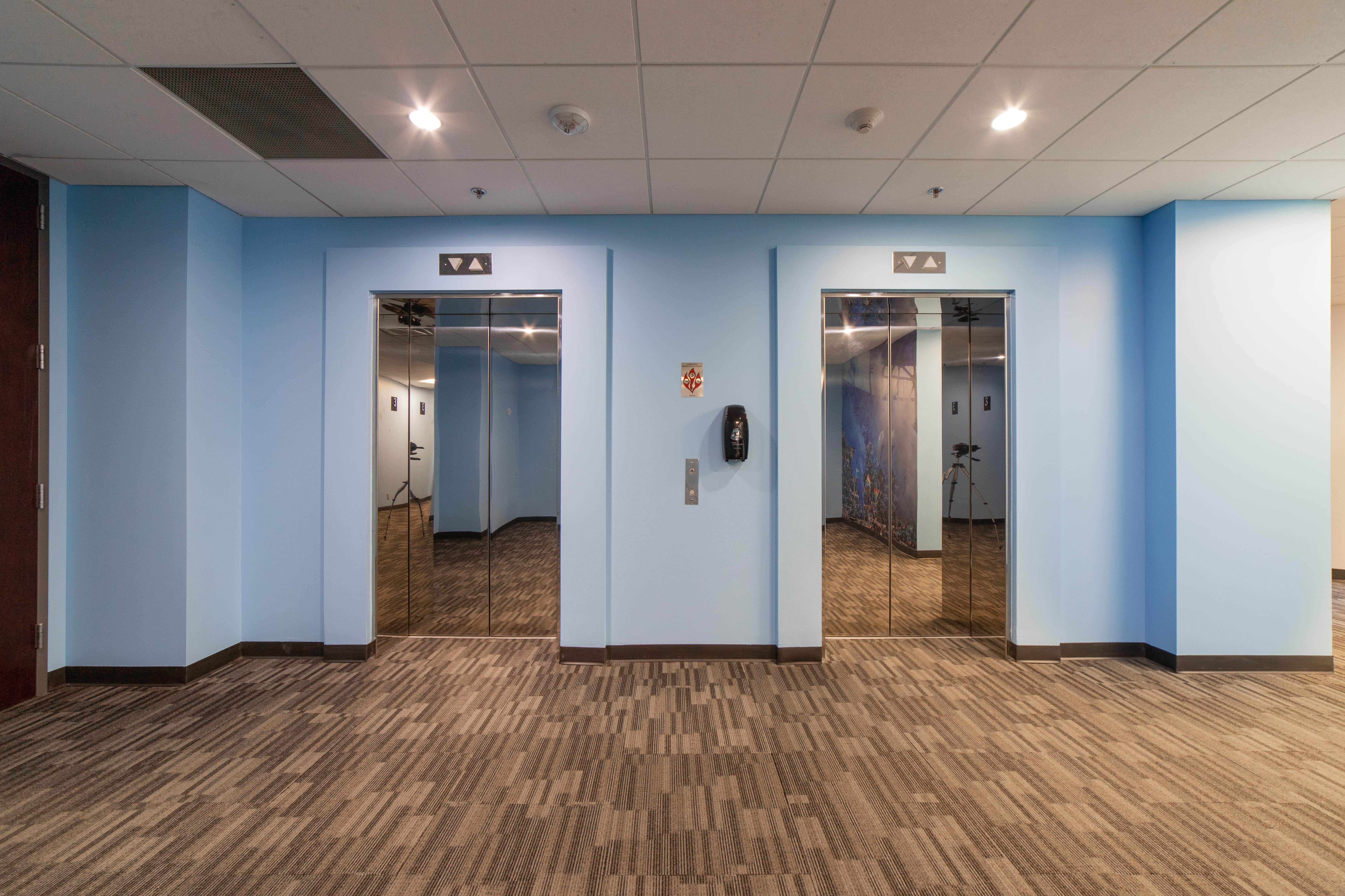 Minnesota United FC Office Hallway Elevator